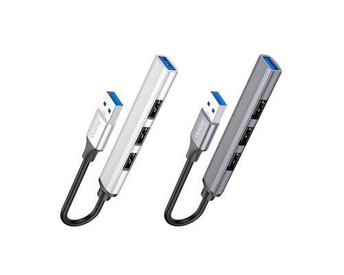 Хаб USB Hoco HB26 4 in 1 adapter(USB to USB3.0+USB2.0*3) Хаб USB Hoco HB26 4 in 1 adapter(USB to USB3.0+USB2.0*3)