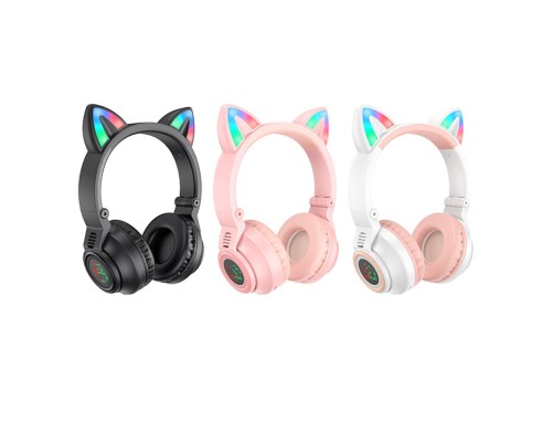 Бездротова Стерео Гарнітура Borofone BO18 Cat Ear Бездротова Стерео Гарнітура Borofone BO18 Cat Ear