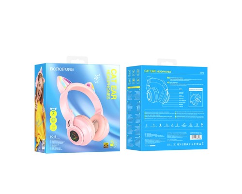 Бездротова Стерео Гарнітура Borofone BO18 Cat Ear Бездротова Стерео Гарнітура Borofone BO18 Cat Ear