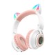 Бездротова Стерео Гарнітура Borofone BO18 Cat Ear