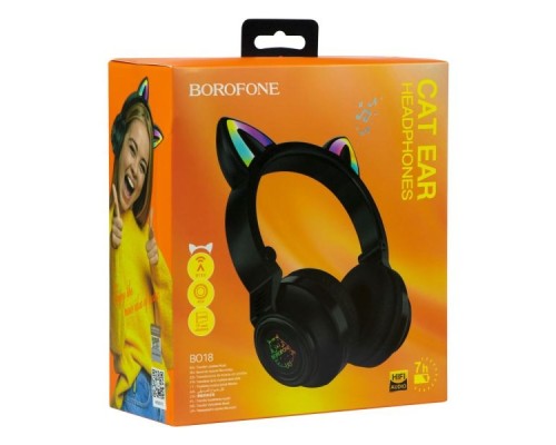 Бездротова Стерео Гарнітура Borofone BO18 Cat Ear М'ята упаковка Бездротова Стерео Гарнітура Borofone BO18 Cat Ear М'ята упаковка