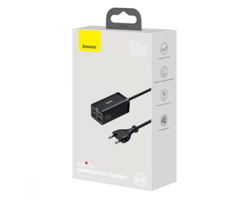 Мережевий Зарядний Пристрій Baseus GaN3 Pro Desktop Fast Charger 100W CCGP000101 Мережевий Зарядний Пристрій Baseus GaN3 Pro Desktop Fast Charger 100W CCGP000101