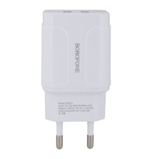 Мережевий Зарядний Пристрій Borofone BA37A Type-C 2USB 2.4A