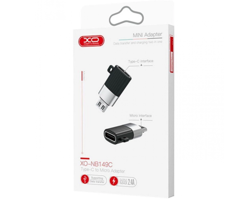 Перехідник XO NB149-C TYPE C to Micro connector Перехідник XO NB149-C TYPE C to Micro connector