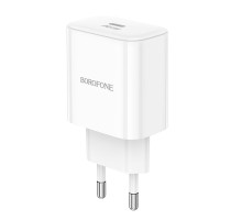 Мережевий Зарядний Пристрій Borofone BA81A 1USB-C PD/QC 20W 