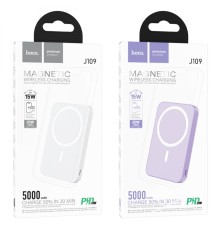 Універсальна Мобільна Батарея Power Bank Hoco J109 PD20W Easy Wireless Fast Charging 5000mAh