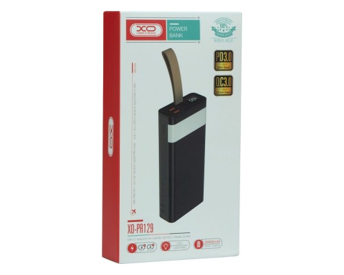 Універсальна Мобільна Батарея Power Bank XO PR129 PD 20W 22.5W 20000 mAh Універсальна Мобільна Батарея Power Bank XO PR129 PD 20W 22.5W 20000 mAh