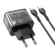 Мережевий Зарядний Пристрій Hoco N34 Dazzling PD20W+QC3.0 Type-C to Type-C 