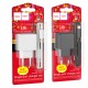 Мережевий Зарядний Пристрій Hoco CS11A 1USB 2.1A+USB to Lightning 