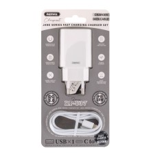 Мережевий Зарядний Пристрій Remax RP-U37 QC + PD 18W Lightning to Type-C