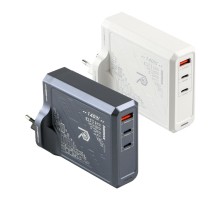 Мережевий Зарядний Пристрій Remax RP-U106 140W 2C+1A GaN 