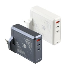 Мережевий Зарядний Пристрій Remax RP-U106 140W 2C+1A GaN Мережевий Зарядний Пристрій Remax RP-U106 140W 2C+1A GaN