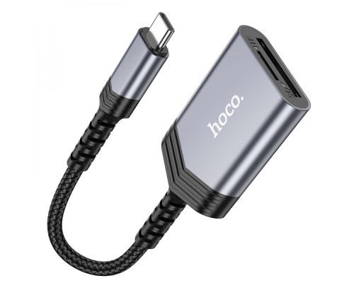 Перехідник Hoco UA25 2-in-1 card reader Type-C Перехідник Hoco UA25 2-in-1 card reader Type-C