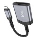 Перехідник Hoco UA25 2-in-1 card reader Lightning