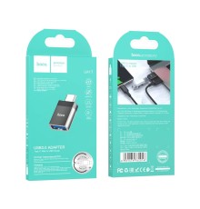 Перехідник Hoco UA17 Type-C male to USB female USB3.0 М'ята упаковка