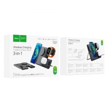 Бездротовий Зарядний Пристрій Hoco CQ1 3-in-1 15W (for iWatch) М'ята упаковка