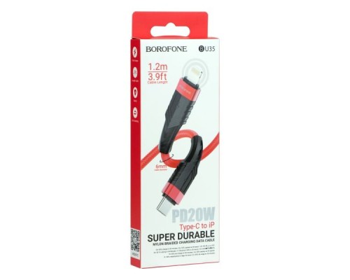 Кабель USB Borofone BU35 PD Type-C to Lightning 1,2m Без упаковки Кабель USB Borofone BU35 PD Type-C to Lightning 1,2m Без упаковки