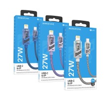 Кабель USB Borofone BU42 Octavia PD27W Type-C to Lightning 1.2m 