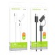 Кабель USB Borofone BX104 Primo two-in-one 60W Type-C to Type-C/iP PD27W