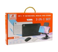 Бездротова Клавіатура і Миша JEQANG JB-986 BT keyboard+mouse+bracket 
