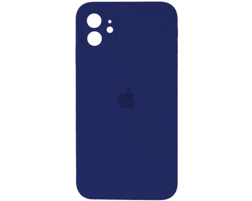 Чохол для смартфона Silicone Full Case AA Camera Protect for Apple iPhone 12 39,Navy Blue (FullAAi12-39)