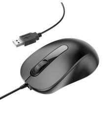 Маніпулятор миша BOROFONE BG4 Business wired mouse Black (BG4B)