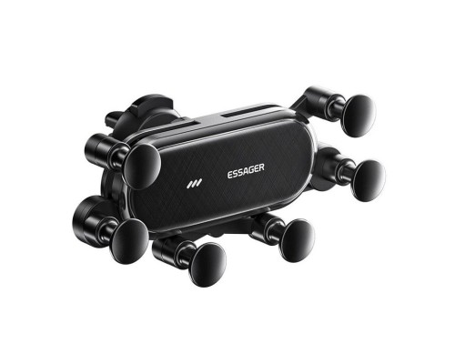 Автотримач для телефона Essager Vios Gravity Car Mount Phone Holder  black (EZJZL-WC01) (EZJZL-WC01) 