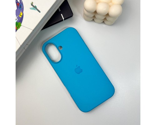 Чохол для смартфона Silicone Full Case AA Open Cam for Apple iPhone 16 38,Surf Blue (FullOpeAAi16-38) Чохол для смартфона Silicone Full Case AA Open Cam for Apple iPhone 16 38,Surf Blue (FullOpeAAi16-38)