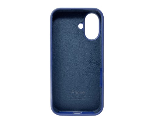 Чохол для смартфона Silicone Full Case AA Open Cam for Apple iPhone 16 39,Navy Blue (FullOpeAAi16-39)
