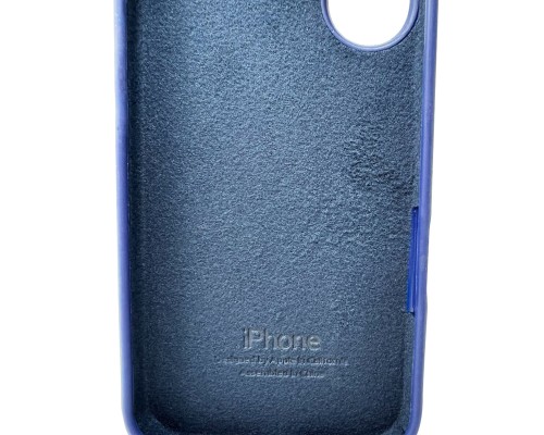 Чохол для смартфона Silicone Full Case AA Open Cam for Apple iPhone 16 39,Navy Blue (FullOpeAAi16-39)