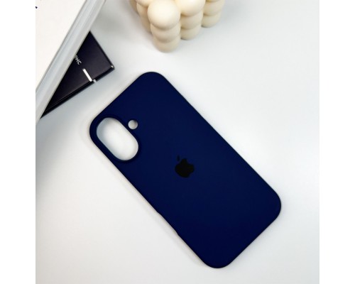 Чохол для смартфона Silicone Full Case AA Open Cam for Apple iPhone 16 39,Navy Blue (FullOpeAAi16-39)