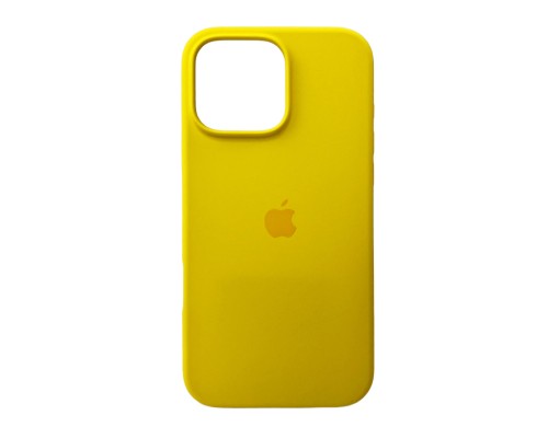 Чохол для смартфона Silicone Full Case AA Open Cam for Apple iPhone 16 Pro Max 56,Sunny Yellow (FullOpeAAi16PM-56)