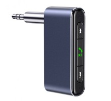 Bluetooth ресивер Usams US-SJ519 3.5DC Mini Car Wireless Audio Receiver BT5.0 Grey (SJ519JSQ01) 