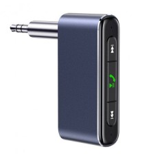 Bluetooth ресивер Usams US-SJ519 3.5DC Mini Car Wireless Audio Receiver BT5.0 Grey (SJ519JSQ01)