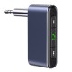 Bluetooth ресивер Usams US-SJ519 3.5DC Mini Car Wireless Audio Receiver BT5.0 Grey (SJ519JSQ01) 
