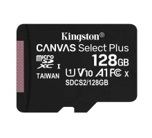 microSDXC (UHS-1) Kingston Canvas Select Plus 128Gb class 10 А1 (R-100MB/s) (SDCS2/128GBSP) 