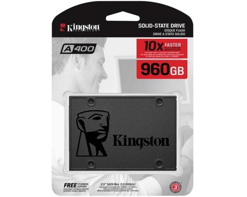SSD Kingston SSDNow A400 960GB 2.5&quot; SATAIII 3D NAND (SA400S37/960G) 
