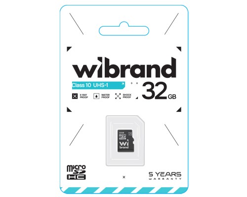 microSDHC (UHS-1) Wibrand 32Gb class 10 (WICDHU1/32GB) 