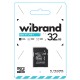 microSDHC (UHS-1) Wibrand 32Gb class 10 (adapter SD) (WICDHU1/32GB-A) 