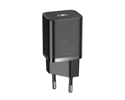Мережевий зарядний пристрій Baseus Super Si Quick Charger 1C 20W EU Black (CCSUP-B01) Мережевий зарядний пристрій Baseus Super Si Quick Charger 1C 20W EU Black (CCSUP-B01)