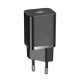 Мережевий зарядний пристрій Baseus Super Si Quick Charger 1C 20W EU Black (CCSUP-B01)
