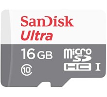 microSDHC (UHS-1) SanDisk Ultra 16Gb class 10 (80Mb/s) (SDSQUNS-016G-GN3MN)