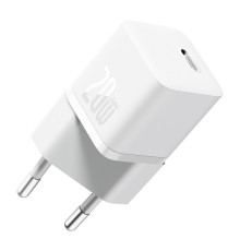 Мережевий зарядний пристрій Baseus GaN5 Fast Charger(mini) 1C 20W EU White (CCGN050102)