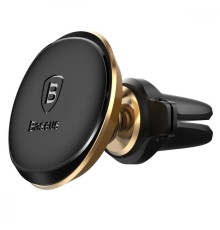 Автотримач для телефона Baseus Magnetic Air Vent Car Mount Holder Gold (SUGX-A0V)