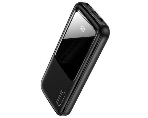 Зовнішній акумулятор Usams US-CD163 PB58 Dual USB Digital Display Power Bank 10000mAh Black (10KCD16301) Зовнішній акумулятор Usams US-CD163 PB58 Dual USB Digital Display Power Bank 10000mAh Black (10KCD16301)
