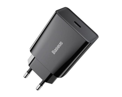 Мережевий зарядний пристрій Baseus Speed Mini Quick Charger 1C 20W EU Black (CCFS-SN01) Мережевий зарядний пристрій Baseus Speed Mini Quick Charger 1C 20W EU Black (CCFS-SN01)