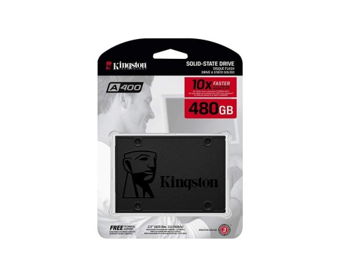 SSD Kingston SSDNow A400 480GB 2.5&quot; SATAIII 3D NAND (SA400S37/480G) 