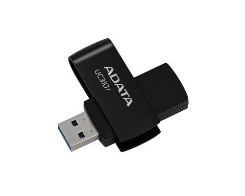 Flash A-DATA USB 3.2 UC310 64Gb Black (UC310-64G-RBK) 