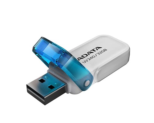 USB флеш накопичувач ADATA 32GB UV240 White USB 2.0 (AUV240-32G-RWH) 