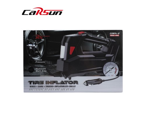 Автомобільний насос Carsun C2814-2 black (CSC2814) 